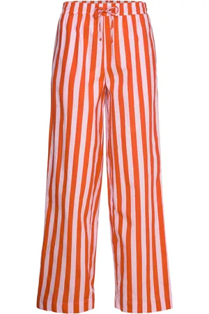 Lollys Laundry Ritall Pants Bottoms Trousers Wide Leg Red