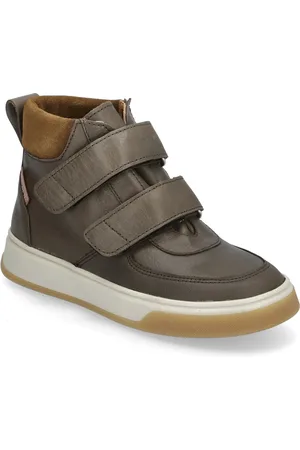 ANGULUS Shoes - Flat - With Velcro High-top Sneakers Khaki Green
