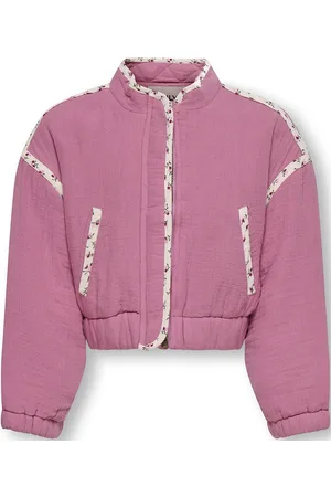 ONLY Kmgthyra Life Piping Detail Jacket Otw Bomberjakke Pink