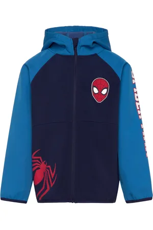 SPIDERMAN Jacket Outerwear Softshells Softshell Jackets Blue