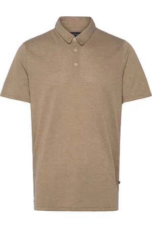 Matinique Masanford Polo Tops Polos Short-sleeved Beige