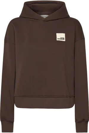 Sofie Schnoor Basiksw Hoodie Sport Women Sport Clothing Sport Sweatshirts & Hoodies Sport Hoodies Brown