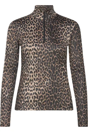 Sofie Schnoor Mallorysw Zip Blouse Sport Women Sport Clothing Sports Tops & T-Skjorte Brown