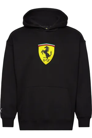 PUMA Ferrari Race Big Shield Hoodie Sport Men Sport Clothing Sport Sweatshirts & Hoodies Sport Hoodies Black