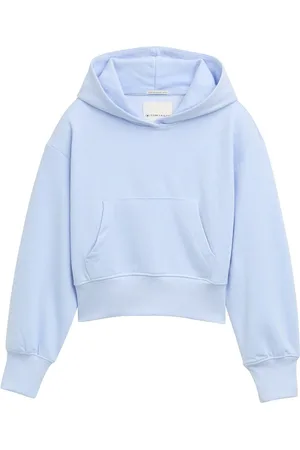 TOM TAILOR Hoody Tops Sweatshirts & Hoodies Hoodies Blue