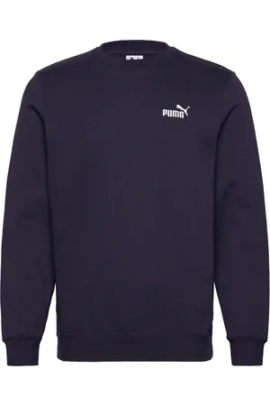 PUMA Ess Small No. 1 Logo Crew Fl Sport Men Sport Clothing Sport Sweatshirts & Hoodies Sport Sweatshirts Navy
