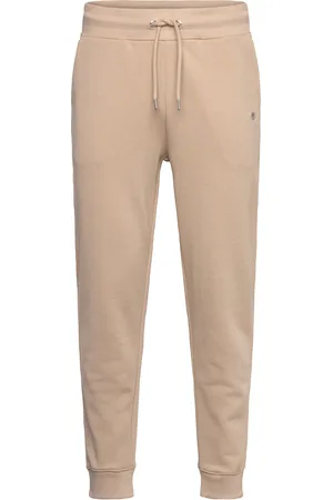 GANT Reg Shield Sweatpants Bottoms Sweatpants Beige