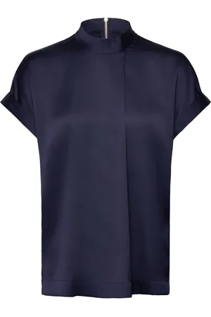 Dante 6 Opium Top Tops Blouses Short-sleeved Navy