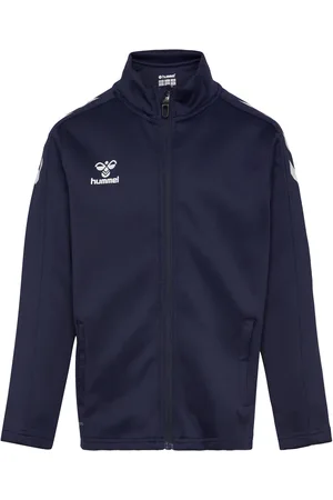 Hummel Hmlcore Xk Poly Zip Sweat Kids Tops Sweatshirts & Hoodies Sweatshirts Navy