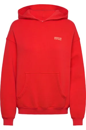 American Vintage Izubird Tops Sweatshirts & Hoodies Hoodies Red