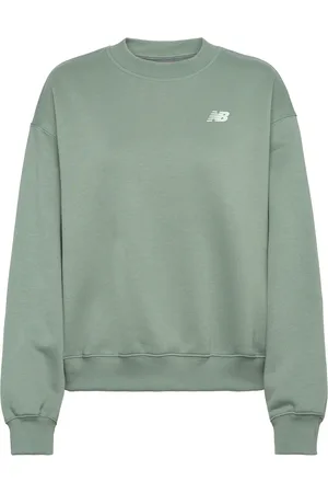 New Balance Athletics Club Crew Sport Sport Clothing Sport Sweatshirts & Hoodies Sport Sweatshirts Green
