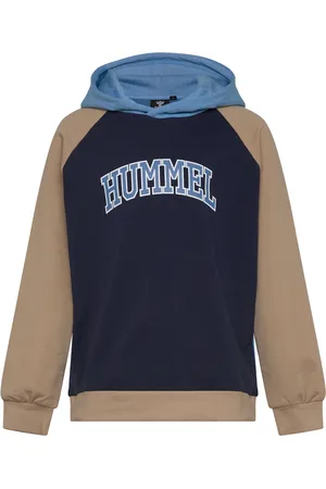 Hummel Hmlessen Hoodie Tops Sweatshirts & Hoodies Hoodies Navy