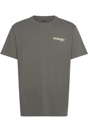 Wrangler Graphic Tee Tops T-Kortærmet Skjorte Grey