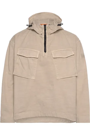 HUGO BOSS Lotaco_M Outerwear Jackets Anoraks Beige