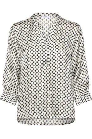 Gerry Weber Blouse 3/4 Sleeve Tops Blouses Long-sleeved Multi/patterned