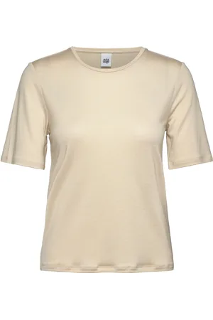 Twist & tango Wiley Tee Tops T-shirts & Tops Short-sleeved Cream