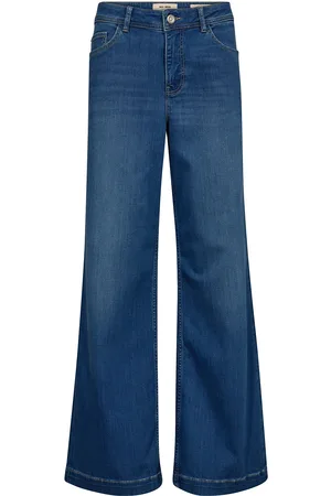 Mos Mosh Mmdara Deluxe Jeans Bottoms Jeans Flares Blue