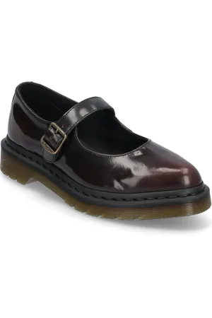 Dr. Martens Elphie Mj Cherry Red Arcadia Shoes Mary Jane Shoe Burgundy