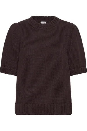 Twist & tango Iris Knitted Top Tops Knitwear Jumpers Brown