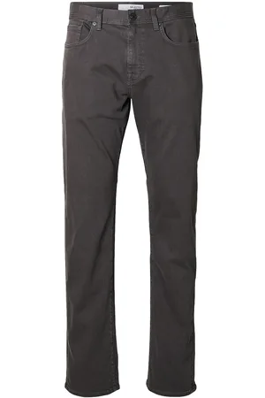 SELECTED Slh196-Straight Ben Marlon Jeans Noos Bottoms Jeans Slim Grey