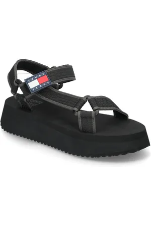 Tommy Hilfiger Tjw Eva Sandal Flade Sandaler Black
