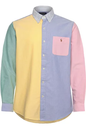 Ralph Lauren Custom Fit Oxford Fun Shirt Designers Shirts Oxford Shirt Blue