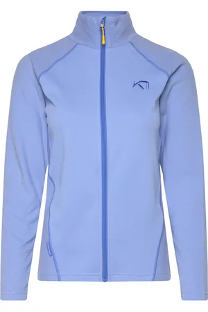 Kari Traa Kari F/Z Fleece Sport Sweatshirts & Hoodies Fleeces & Midlayers Blue