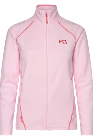 Kari Traa Kari F/Z Fleece Sport Sweatshirts & Hoodies Fleeces & Midlayers Pink