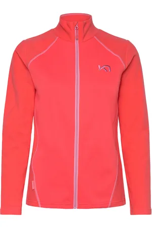 Kari Traa Kari F/Z Fleece Sport Sweatshirts & Hoodies Fleeces & Midlayers Coral