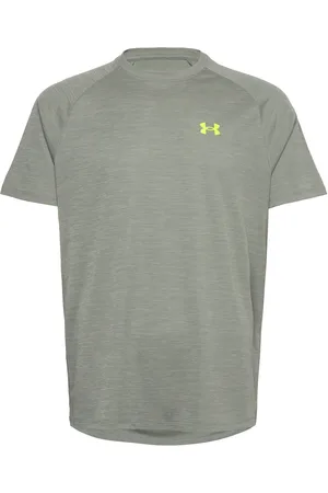 Under Armour Ua Tech Textured Ss Tops T-Kortærmet Skjorte Green