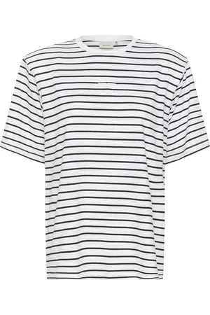 Gestuz Samurillygz Striped Tee Tops T-shirts & Tops Short-sleeved White