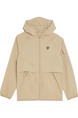Lyle & Scott Hooded Windbreaker Jacket Outerwear Jackets & Coats Windbreaker Beige