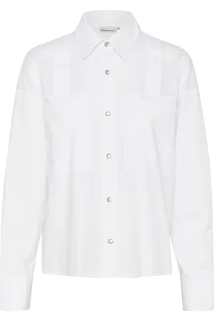 Karen by Simonsen Kbumali Shirt Tops Shirts Long-sleeved White