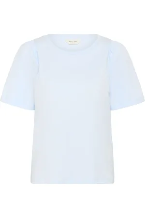 Part Two Imaleapw Ts Tops T-shirts & Tops Short-sleeved Blue