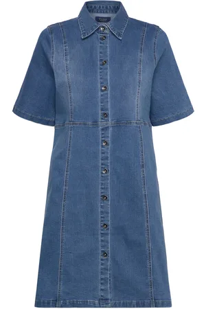 Claire Woman Cwdaisymariia - Dress Kort Kjole Blue