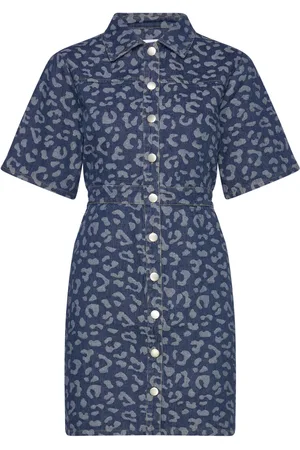 Noella Benita Dress Kort Kjole Blue