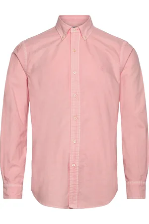 Ralph Lauren Custom Fit Mineral-Dyed Oxford Shirt Designers Shirts Oxford Shirt Pink
