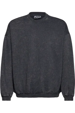 Weekday Washed Sweatshirt Tops Sweatshirts & Hoodies Sweatshirts Navy