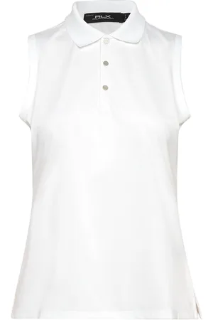 Ralph Lauren Classic Fit Sleeveless Polo Shirt Sport Sport Clothing Sports Tops & T-shirts Sport Tank Tops White