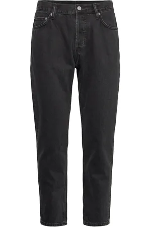 Weekday Barrel Relaxed Tapered Jeans Bottoms Jeans Tapered Black