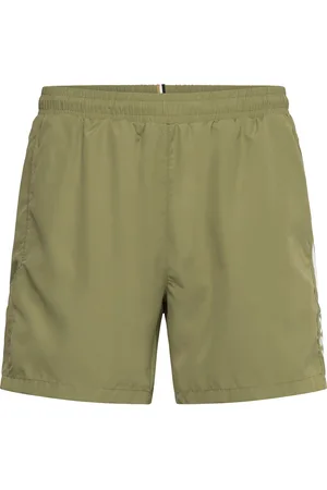 HUGO BOSS Dolphin Badeshorts Khaki Green