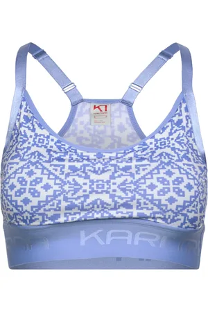 Kari Traa Frøya Printed Sport Bras & Tops Sports Bras - All Blue