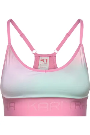 Kari Traa Var Printed Sport Bras & Tops Sports Bras - All Pink