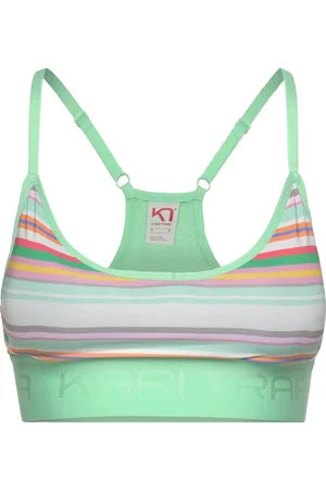 Kari Traa Var Printed Sport Bras & Tops Sports Bras - All Green