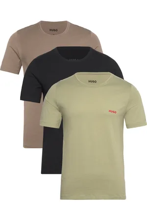 HUGO BOSS T-Shirt Rn Triplet P Tops T-Kortærmet Skjorte Khaki Green