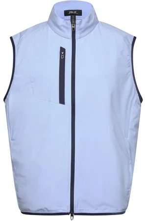 Ralph Lauren Hybrid Mockneck Vest Sport Sport Clothing Sport Outerwear Sport Vests Blue