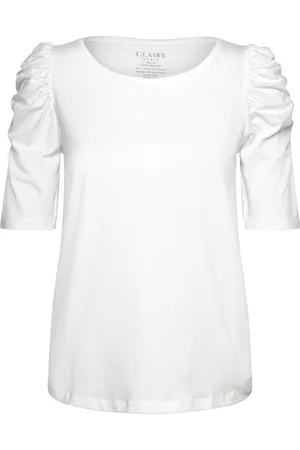Claire Woman Cwadrienne - T-Shirt Tops T-shirts & Tops Short-sleeved White