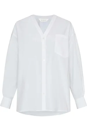 MSCH Mschnadette Zenika Shirt Tops Shirts Long-sleeved White