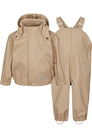Marmar Copenhagen Oddy Set Outerwear Rainwear Rainwear Sets Beige