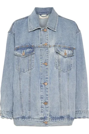 Cream Crgigi Oz Denim Jacket Jakke Denimjakke Blue